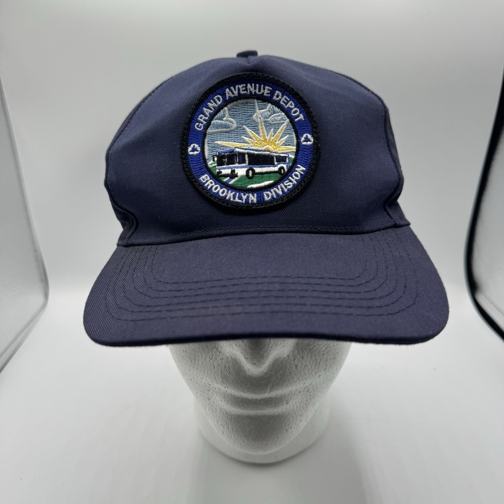 Vintage Grand Avenue Depot Brooklyn Division Snapback Hat USA Transit MTA